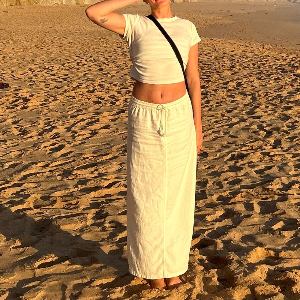 White brandy skirt